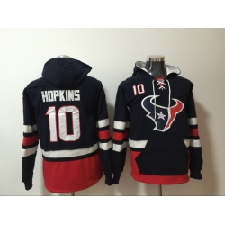 Men Nike Houston Texans DeAndre Hopkins 10 NFL Winter Thick Hoodie