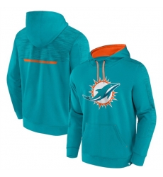 Men Miami Dolphins Aqua Defender Evo Pullover Hoodie