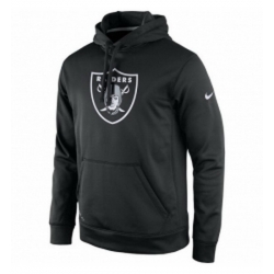 NFL Mens Oakland Raiders Nike Black Practice Performance Pullover Hoodie