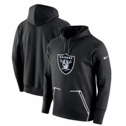 NFL Oakland Raiders Nike Champ Drive Vapor Speed Pullover Hoodie Black