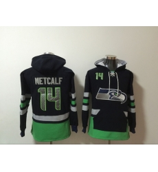 NFL Men Seattle Seahawks 14 DK Metcalf Stitched Hoodie