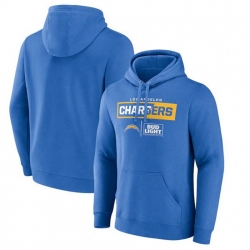 Men Los Angeles Chargers Blue X Bud Light Pullover Hoodie