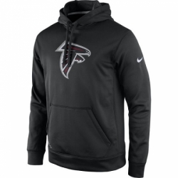 NFL Mens Atlanta Falcons Nike Black Practice Performance Pullover Hoodie