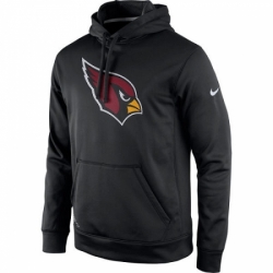 NFL Men Arizona Cardinals Nike Black Practice Performance Pullover Hoodie