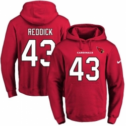 NFL Mens Nike Arizona Cardinals 43 Haason Reddick Red Name Number Pullover Hoodie