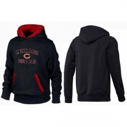 NFL Mens Nike Chicago Bears Heart Soul Pullover Hoodie BlackRed