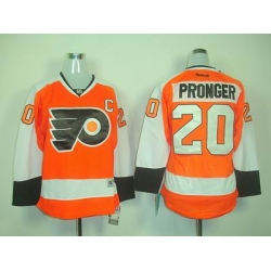 Women Philadelphia Flyers Chris Pronger jersey 20 orange jerseys