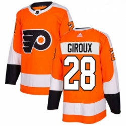 Youth Adidas Philadelphia Flyers 28 Claude Giroux Premier Orange Home NHL Jersey 