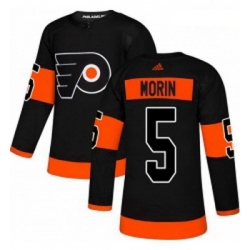 Youth Adidas Philadelphia Flyers 5 Samuel Morin Premier Black Alternate NHL Jersey 