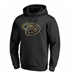 MLB Men Arizona Diamondbacks Gold Collection Pullover Hoodie Black