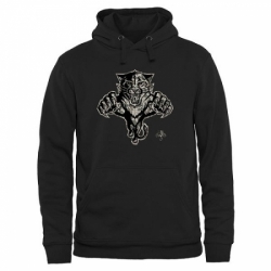 NHL Mens Florida Panthers Black Rink Warrior Pullover Hoodie