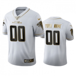 Men Women Youth Toddler Atlanta Falcons Custom Men Nike White Golden Edition Vapor Limited NFL 100 Jersey