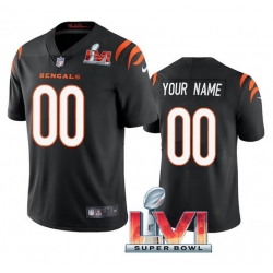 Men Women Youth Cincinnati Bengals ACTIVE PLAYER Custom 2022 Black Super Bowl LVI Vapor Limited Stitched Jersey