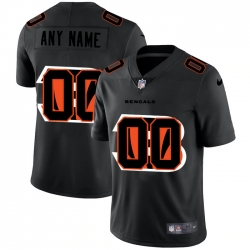 Men Women Youth Toddler Cincinnati Bengals Custom Men Nike Team Logo Dual Overlap Limited NFL Jerseyey Black