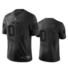 Men Women Youth Toddler San Francisco 49ers Custom Men Nike Black NFL MVP Limited Edition Jersey