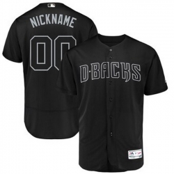 Men Women Youth Toddler All Size Arizona Diamondbacks Majestic 2019 Players Weekend Flex Base Authentic Roster Custom Black Jersey