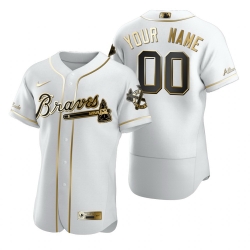 Men Women Youth Toddler Arizona Diamondbacks Custom Nike White Stitched MLB Flex Base Golden Edition Jersey