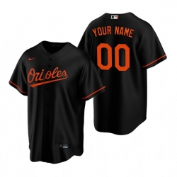 Men Women Youth Toddler All Size Baltimore Orioles Custom Nike Black Stitched MLB Cool Base Jersey