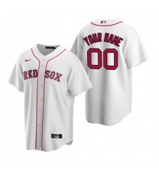 Men Women Youth Toddler All Size Boston Red Sox Custom Nike White Stitched MLB Cool Base Home Jersey