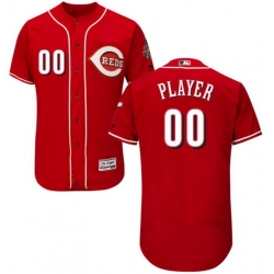 Men Women Youth All Size Cincinnati Reds Custom Flex Base Jersey Red