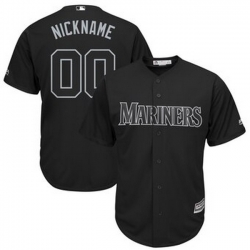 Men Women Youth Toddler All Size Seattle Mariners Majestic 2019 Players Weekend Cool Base Roster Custom Black Jersey