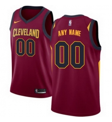 Men Women Youth Toddler All Size Cleveland Cavaliers Nike Maroon Swingman Custom Icon Edition Jersey