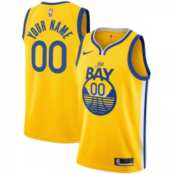 Men Women Youth Toddler Golden States Warriors Customized Jersey 008