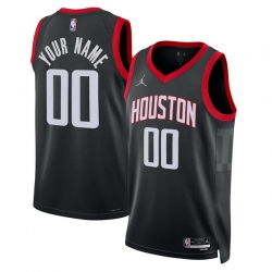 Men Women Youth Toddler HOUSTON ROCKETS Custom Nike NBA Stitched Jersey Black