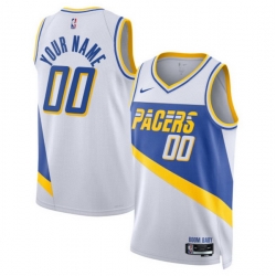 Indiana Pacers Nike Unisex 2025 2026 City Edition Swingman Custom Jersey White