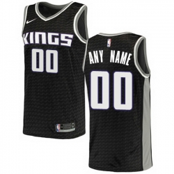 Men Women Youth Toddler All Size Sacramento Kings Nike Black Swingman Custom City Edition Jersey