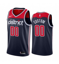 Men Women Youth Toddler All Size Nike Washington Wizards Custom Navy 2019 20 Statement Edition NBA Jersey