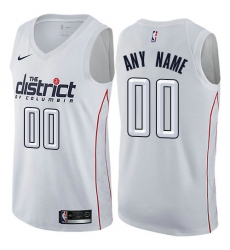 Men Women Youth Toddler Nike NBA Washington Wizards City Edition Nike Authentic White Customized Jersey