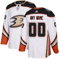 Men Women Youth Toddler Men White Jersey - Customized Adidas Anaheim Ducks Away