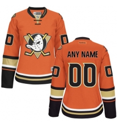 Men Women Youth Toddler NHL WoOrange Jersey - Customized Reebok Anaheim Ducks Third