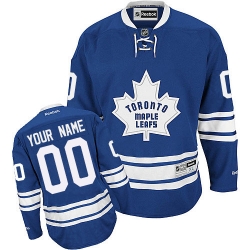 Men Women Youth Toddler Royal Blue Jersey - Customized Reebok Toronto Maple Leafs New Third  II