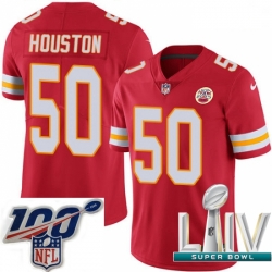 2020 Super Bowl LIV Youth Nike Kansas City Chiefs #50 Justin Houston Red Team Color Vapor Untouchable Limited Player NFL Jersey