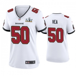 Women Vita Vea Buccaneers White Super Bowl Lv Game Jersey