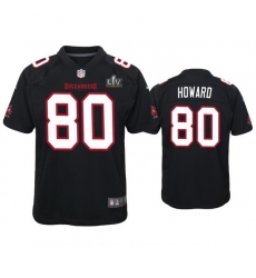 Youth O.J. Howard Buccaneers Black Super Bowl Lv Game Fashion Jersey