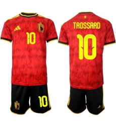 Belgium 2026 FIFA World Cup Soccer Jersey Red #10 TROSSARD Belgium 2026 FIFA World Cup Soccer Jersey Red #10 TROSSARD