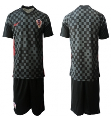 Mens Croatia Short Soccer Jerseys 016