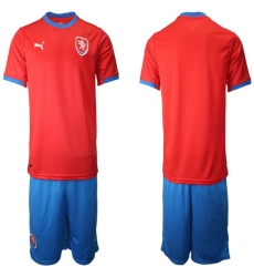 Mens Czech Republic Short Soccer Jerseys 009