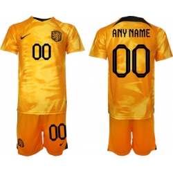 Men FIFA 2022 Netherlands Soccer Customized Jersey 007