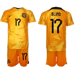 Men FIFA 2022 Netherlands Soccer Jersey 015