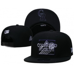 Colorado Rockies MLB Snapback Cap 002