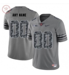 Men Women Youth Ohio State Buckeyes Gray Customized Jersey