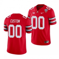 Ohio State Buckeyes Custom Scarlet 2021 Sugar Bowl College Football Jersey