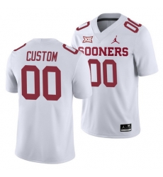 Oklahoma Sooners Custom White College Football Men'S Jersey