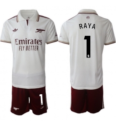 Men Arsenal 2026 Soccer Jerseys White #1 RAYA Men Arsenal 2026 Soccer Jerseys White #1 RAYA