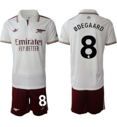 Men Arsenal 2026 Soccer Jerseys White #8 ODEGAARD Men Arsenal 2026 Soccer Jerseys White #8 ODEGAARD