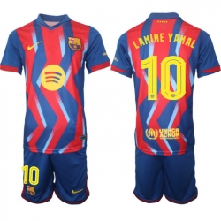 Men FC Barcelona 2026 Soccer Jerseys RedBlue #10 LAMINE YAMAL (2)